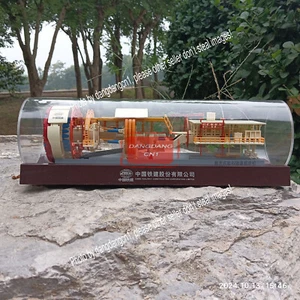 1/100 CN RAILWAY CONSTRUCTION Corp Open rock tunnel boring machine model-no box - Picture 1 of 11