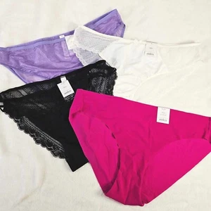 Auden 4pk Assorted Bikini Underwear Womens X-Large Stretch - Picture 1 of 7