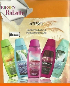 AVON Senses Duschgel 500 ml verschiedene Sorten zur Auswahl NEU - Bild 1 von 16