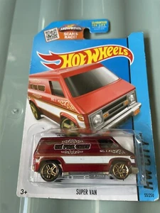 Hot Wheels Diecast 2015 HW City Super Van HW Rescue 55/250 - rot CFH75 - Bild 1 von 2