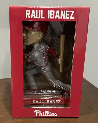 SGA Phillies - Bobblehead - Raul Ibanez 2009 World Series - New in Box - MLB SGA Cover