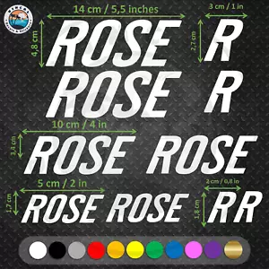 10x ROSE Bikes Sticker Decal Sponsor Bike MTB Pegatinas Stickers Aufkleber - Imagen 1 de 18