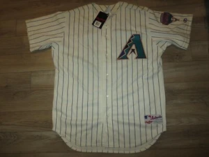 Steve Finley Arizona Diamondbacks MLB Rawlings Jersey 48 NEW Autograph SIGNED GA - Picture 1 of 8