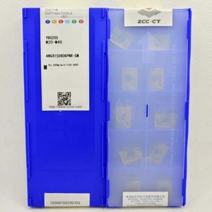 10pcs ANGX150608PNR-GM YBG205 ZCC.CT Tools CNC blade Carbide Inserts Original - Picture 1 of 4