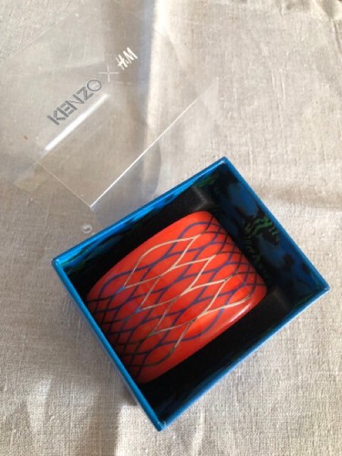Bracciale Kenzo x hm colore rosso arancione