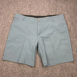 NEW Kuhl Shorts Mens 42 Blue Renegade Regular Fit Nylon Blend Nine Inch Inseam - Picture 1 of 18