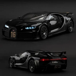 1:18 Scale - Bugatti Chiron port in Silver and Black - Diecast Model Car - Picture 1 of 8