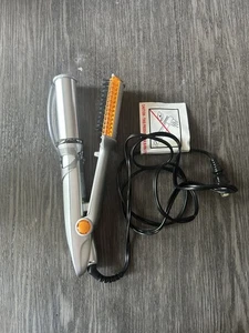 Instyler Rotating Hot Iron Hair Straightener Brush IS1001 w/ Guard Tested Works - Picture 1 of 11