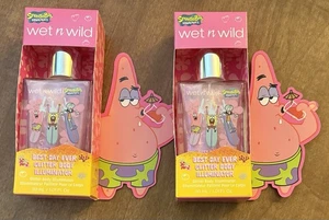 Wet N Wild SpongeBob SquarePants Patrick Glitter Body Illuminator Lot x2 NEW - Picture 1 of 2