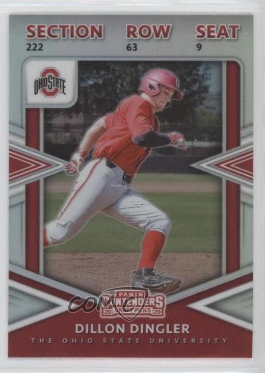 2020 Panini Elite Extra Edition College Tickets Holo Dillon Dingler #CT-DD - Image 1 of 2
