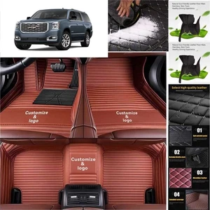 For GMC Yukon XL Car Floor Mats Custom Luxury Waterproof Auto Liners Carpets - Imagen 1 de 26