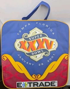 Cojín de asiento de estadio de la NFL vintage del Super Bowl XXXV Baltimore Ravens vs. Giants - Imagen 1 de 3