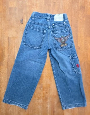 Vintage 90s JNCO Jeans Youth Boys Size 8 Eagle And Snake - Image 1 of 4