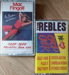 2 x BARBADOS REGGAE SOCA Albums MAC FINGALL + THE REBELS CROP OVER MUCHLIER - Picture 1 of 3