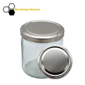 96 x HONIGGLAS Twist Off 500G im KARTON inkl. Metalldeckel SILBER - Bild 1 von 2