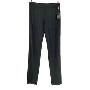 Emporio Armani Black Virgin Wool Blend Slim Fit Trousers UK 10/S NWT - Picture 1 of 9