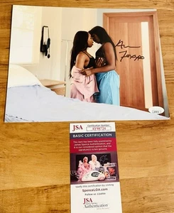 Foto firmada de 8x10 estrella porno de Ana Foxx certificado de autenticidad JSA - Imagen 1 de 2