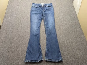 BKE Bootcut Jeans Womens 29R Blue Denim Stretch Mid Rise Flare 29x31.5 Casual - Picture 1 of 15