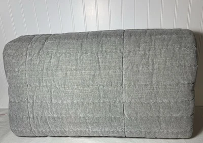 Pottery Barn Hudson Handcrafted Heathered Velvet Full/Queen Quilt & 2 Shams  - Image 1 of 4