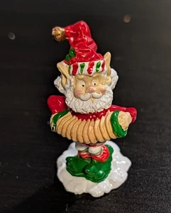 Estatuilla de peltre Swifty vintage Enesco The North Pole Village Sandi Zimnicki 1989 - Imagen 1 de 3