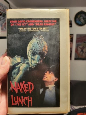 Naked Lunch VHS (1991) David Cronenberg Cult Horror Film (Rare OOP)  - Image 1 of 4