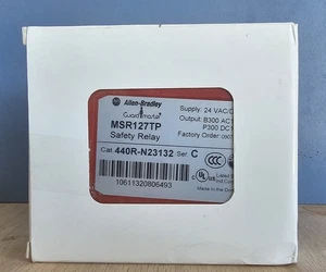 Allen-Bradley MSR127TP GUARDMASTER SINGLE-FUNCTION SAFETY RELAY 440R-N23132 - Picture 1 of 2