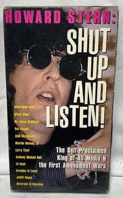 Howard Stern - Shut Up And Listen! (1997) VHS radio documentary First Amendment - Image 1 of 4