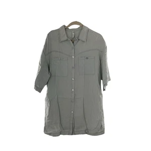 Zara Shirt dress Small Blue Soft Button Front Chambray Coastal Cottage Western - Picture 1 of 9