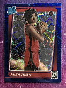 2021-22 Donruss Optic - Rated Rookie Jalen Green #159 Blue Velocity Prizm (RC) - Picture 1 of 2