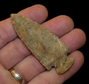 HARDIN ILLINOIS AUTHENTIC INDIAN ARROWHEAD ARTIFACT COLLECTIBLE RELIC - Picture 1 of 7