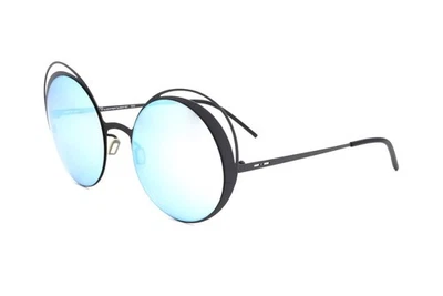 Italia Independent MOD 0220 I-THIN BLACK AND GREY 53/21/140 Women's Sunglasses - Image 1 of 3