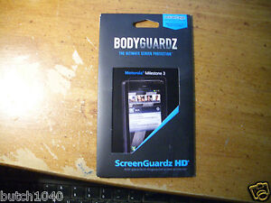 Bodyguardz HD Tough Screen Protector. Customize to Fit Motorola Milestone 3