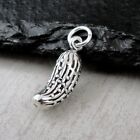 925 Sterling Silver Pickle Charm - 3d Dill Pickle Charm - 3d Cucumber Charm