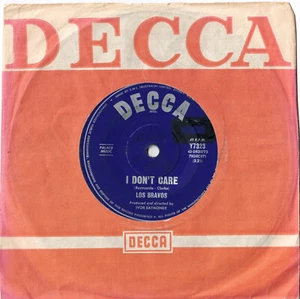 LOS BRAVOS - I DON'T CARE Very rare 1966 Aussie GARAGE BEAT Single Release! - Picture 1 of 1