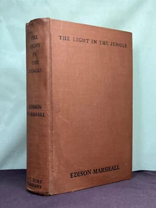 reprint, The Light in the Jungle by Edison Marshall (1930s,HB) - Picture 1 of 5