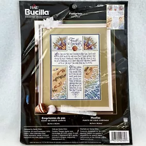 IMPRONTE di Plaid Bucilla Kit punto croce contato 42760 poesia religiosa - Foto 1 di 7