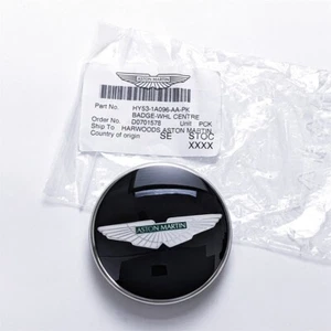 Aston Martin V8 Rapide Virage Green Wing Black Wheel Center Cap OEM 1PC - Picture 1 of 4