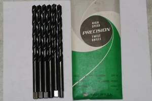6 Stck. PTD Präzisions-Spiralbohrer Buchstabe V HSS konische Länge gezahnter Schaft 55022 USA - Bild 1 von 1