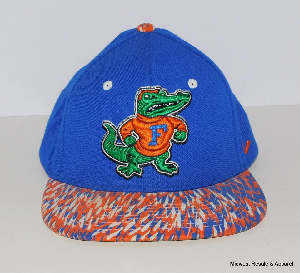Vintage University of Florida Gators Snapback Hat Blue Adjustable Cap - Image 1 of 4