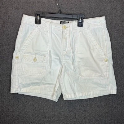 Pantalones Cortos Polo Ralph Lauren Para Mujer 10 Blancos Carga Cortos Aire Libre Caminar Caminata  Foto 1 de 4