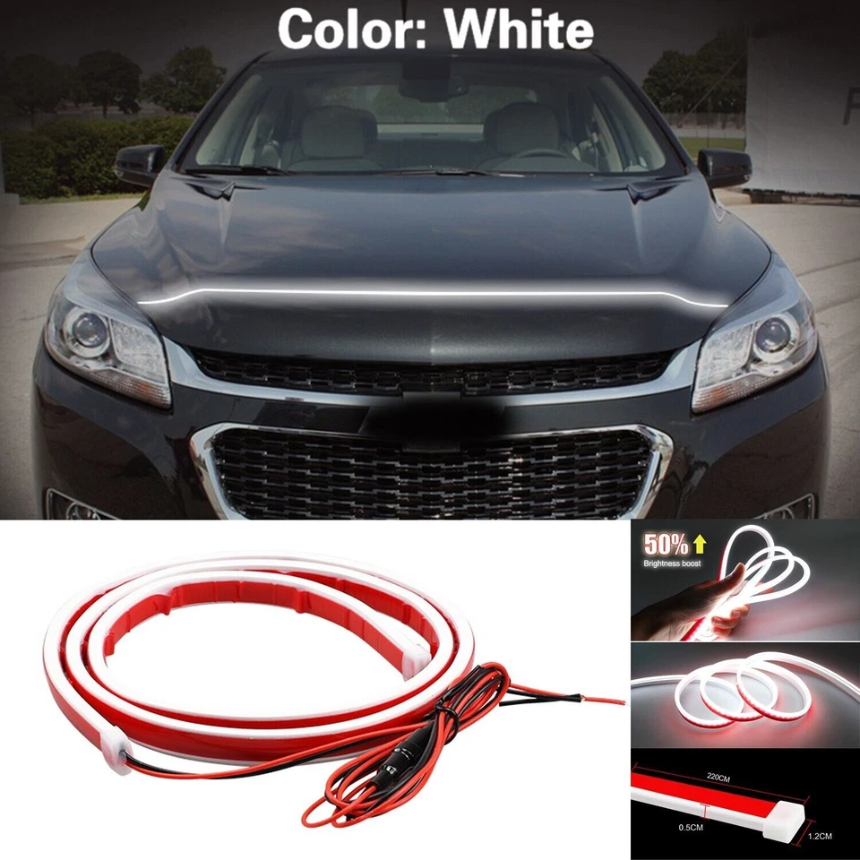 86" Dynamic LED Running Light Front Hood Strip Ambient Lamp For Chevrolet Malibu - Image 1 of 4