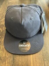 Decky 5 Panel High Profile Relaxed Cotton Blend Rope Hat - 6032