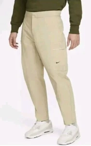 Nike Sportswear Style Essentials Utility Pants Mens Sz 34 Limestone DM6681-250 - Picture 1 of 23