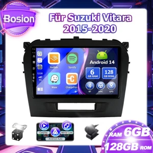 128GB Autoradio Für Suzuki Vitara 2015-2020 GPS Navi Car Play DSP Android 14 AHD - Bild 1 von 18
