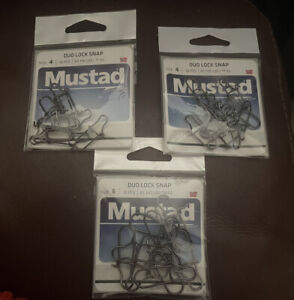 mustad duo lock snap size 4x2 size6x1
