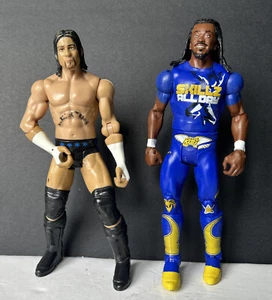 Mattel WWE Kofi Kingston & CM Punk Action Figures Pre-owned LOOSE - Picture 1 of 6