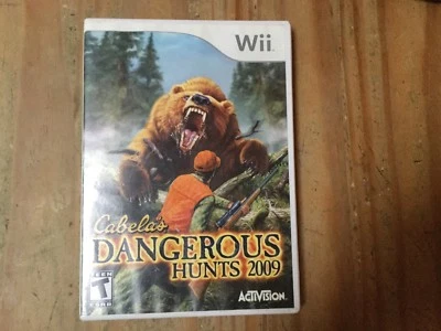 Cabela's Dangerous Hunts 2009 Nintendo Wii Complete - Image 1 of 3