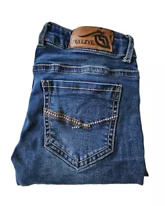 Pantalones de mezclilla Bullzye Easyrider tiro medio corte bota fácil damas talla 9 x 32 - Imagen 1 de 10