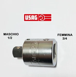 Usag 246, Raccordo Riduttore Adattatore per bussole, Maschio 1/2 - Femmina 3/4 - Foto 1 di 1