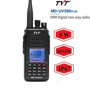 TYT MD-UV390Plus 5W IP67 Dual Band 136-174&400-480MHz Radio DMR con AES256 - Foto 1 di 10